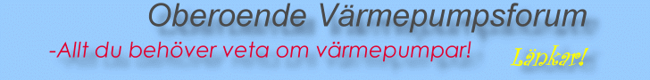 V&auml;rmepump ett sj&auml;lvklart val. Klicka h&auml;r f&ouml;r att kliva in i forumet!