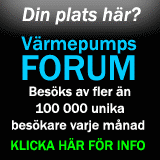 Annonsera i V�rmepumpsforum, klicka h�r f�r att st�lla e-postfr�ga och f� mer info.