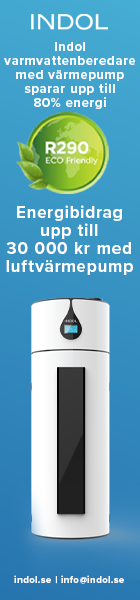 Varmvattenberedare från Indol